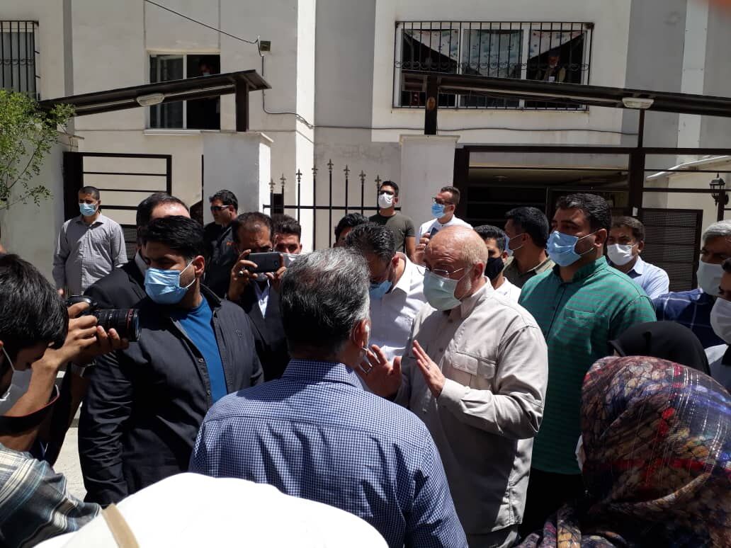 بازدید سرزده رئیس مجلس شورای اسلامی از فاز هشت شهر پردیس