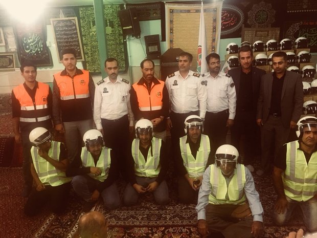 سومین جلسه طرح ارتقا ایمنی راکبین موتور سیکلت در رودهن برگزار شد