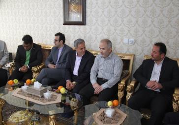 دیدار فرماندار پردیس با دو جانباز سرافراز دفاع مقدس