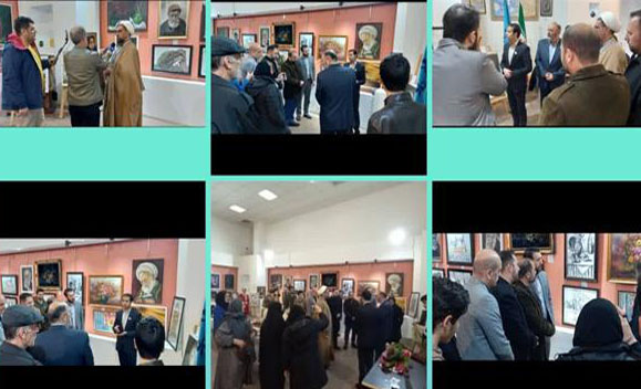 برپایی نمایشگاه نقاشی در شهرستان پردیس