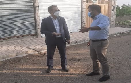 پویش و بازدید میدانی بخشدار مرکزی از سطح روستای کرشت