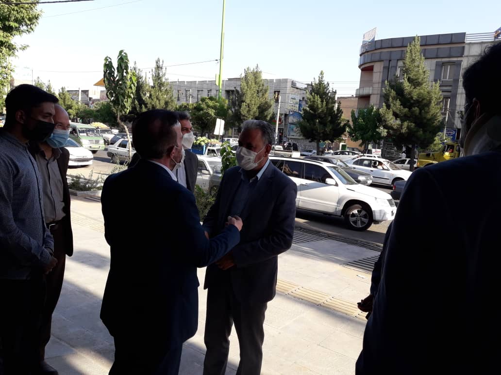 بازدید فرماندار و اعضای شورای تامین شهرستان پردیس از ستادهای انتخاباتی