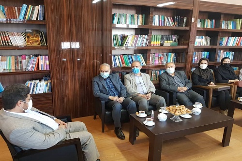دیدار مدیر شبکه بهداشت پردیس با رئیس دادگستری شهرستان