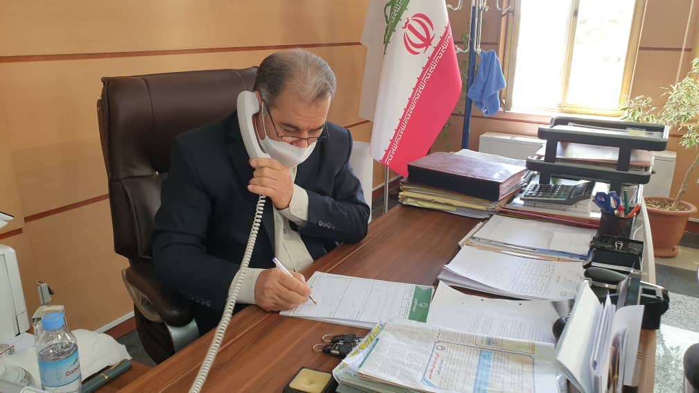 استمرار ملاقات هفتگی شهردار بومهن با شهروندان به صورت ارتباط تلفنی