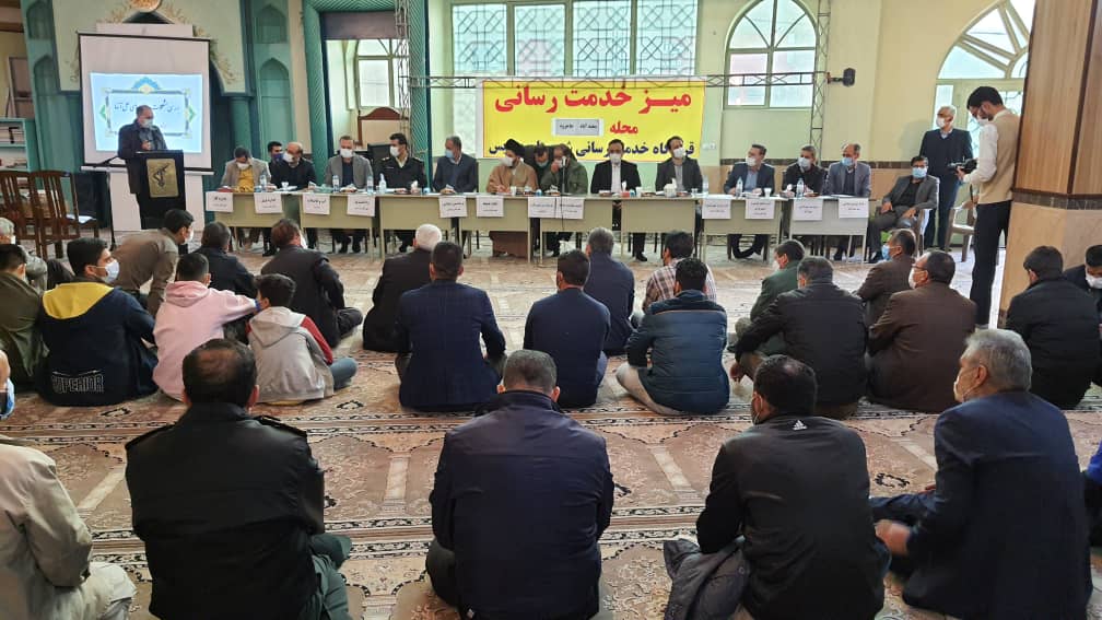استقرار میز خدمت شهرستان پردیس در سعیدآباد